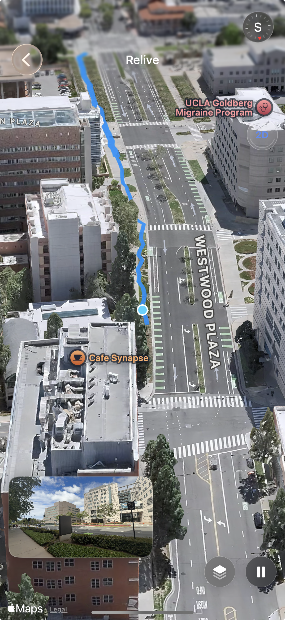 3D map playback in AtlasCam